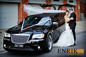Dark Angel - 10 seater black Chrysler limousine