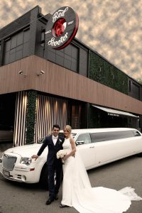 Red Scooter Wedding Limo Hire